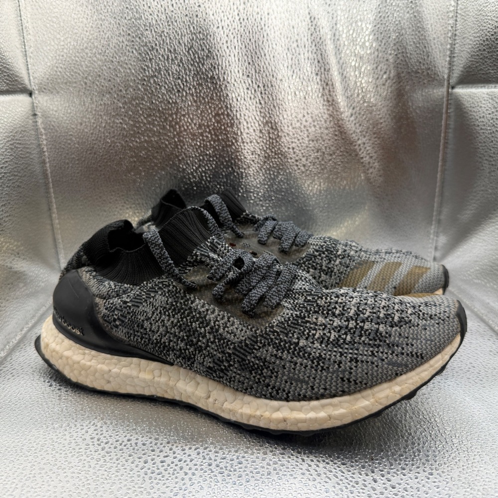 Size 8.5 Adidas UltraBoost Uncaged Mens Grey Good BB3900 Primeknit Running Shoes